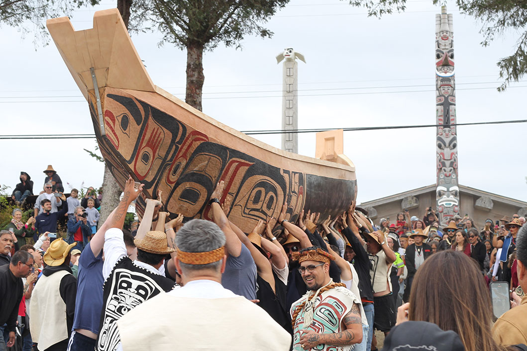 Beloved Canoe launched at Gaw Tlagée